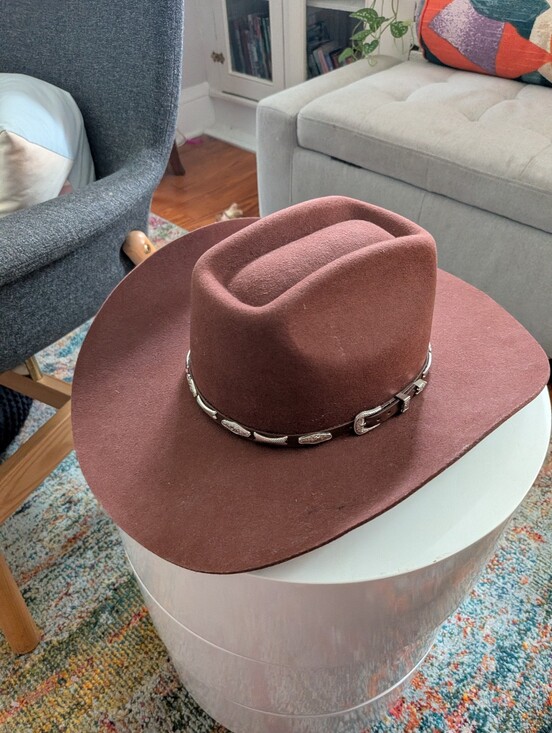 Anthropologie Wyeth Dustin Wool Rancher Hat Cinnamon Western  display picture 1